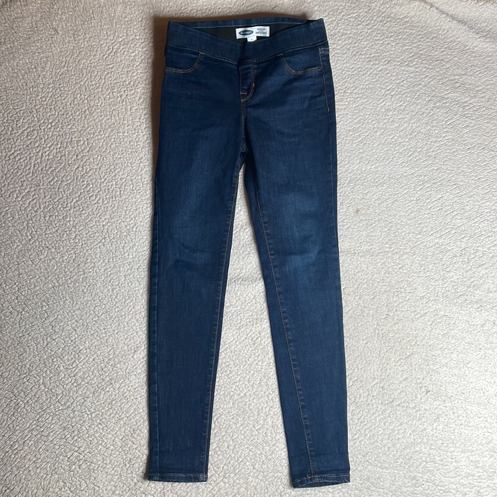 Old Navy Rockstar Denim Jeans Sculpture Size 2 Stretchy Pull Up Jeggings